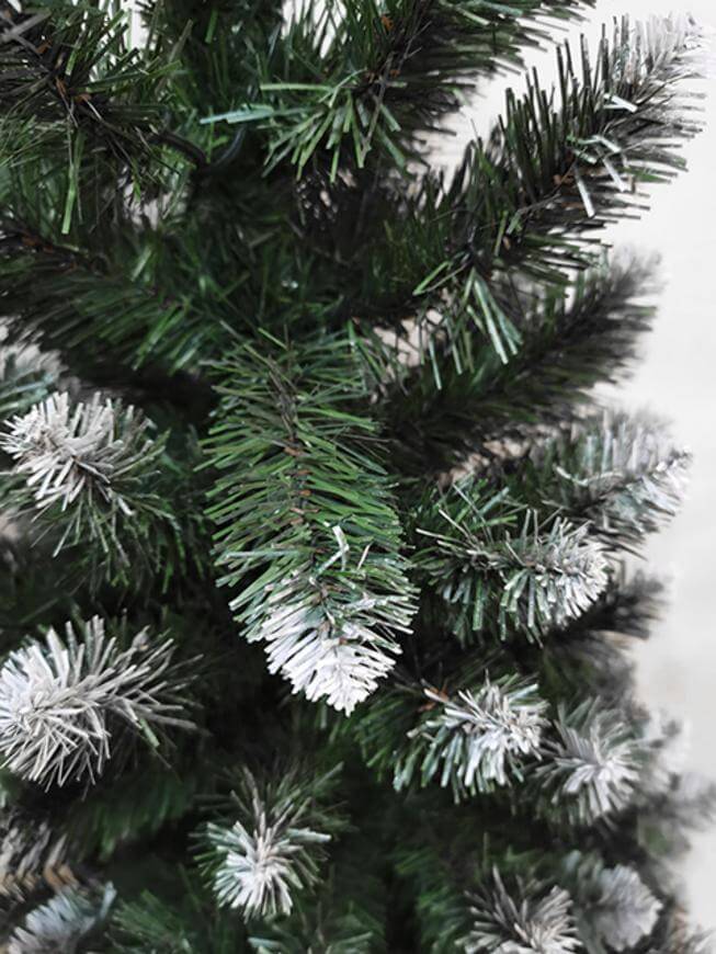 Vianočný stromček jedľa v jute MagicHome Nico, zasnežené konce, 90 cm
